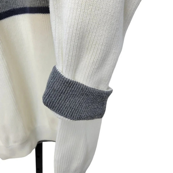 Vintage Eddie Bauer Half Zip Ribbed  Sweater - Picture 9 of 12